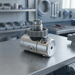 Regulador de Primera Etapa con Pistón DIN Certificado por CE de Aropec, Ajustable, Ligero, de Aluminio RG-1002DIN, Equipo de Buceo Subacuático, Listo para Usar - Product Image 2
