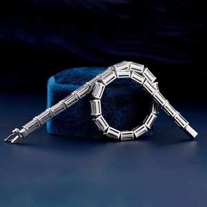 Bracelet pour femme en diamant de laboratoire de qualité supérieure, taille brillant rond, bijoux de luxe, collection or, or rose, or blanc, argent - Product Image 4