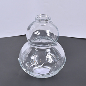 Bouteille de whisky, de liqueur ou de gin créative en forme de <span class=keywords><strong>gourde</strong></span>, design haut de gamme, transparente, 250 ml, 500 ml, 1000 ml, avec <span class=keywords><strong>bouchon</strong></span> hermétique - Product Image 6