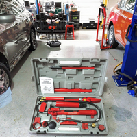 Kit de réparation de carrosserie automobile hydraulique de 10 tonnes certifié CE, état neuf, équipement en acier Porta Power Jack