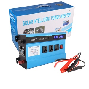 Inversor de Corriente <span class=keywords><strong>KME</strong></span> con Cargador USB de 4 Puertos, Pantalla de Voltaje, CA 110V/220V, Onda Sinusoidal Modificada, 2200W 3000W, para Aire Acondicionado - Product Image 1