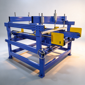 Máquina de estampado en caliente para esquinas de palés de madera, máquina de marcado de números en la cara final de palés, equipo de estampado en caliente para extremos de madera - Product Image 1