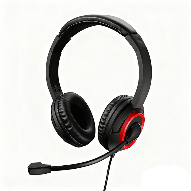 Low Price Headset Microphone Set Wired Music Earphones Gaming Accessories