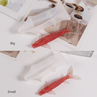 Chanceux Koi poisson Silicone moule résine époxy bureau ornements décoratifs suspendus artisanat coulée moule bricolage gâteau cuisson faisant outil
