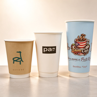 Impression personnalisée, motifs librement conçus, gobelets à paroi simple, gobelets à double paroi, gobelets à café jetables pour boissons chaudes