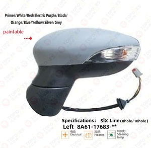 Accessoires de voiture Ensemble de rétroviseur extérieur gauche pour <span class=keywords><strong>Ford</strong></span> <span class=keywords><strong>Fiesta</strong></span> 2009-2017 Auto Mirror Assy 6 <span class=keywords><strong>Line</strong></span>(ghole/10hole) - Product Image 3