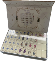 Коллекция Eloise: Роскошный акриловый американский маджонг Mahjmood Amoremahjong Beaubammahjong с дизайном черепахового панциря, быстрая доставка