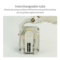 JIHPUMP – tubes de qualité alimentaire, pompe péristaltique 12V avec moteur pas à pas 24V pour Machine de remplissage