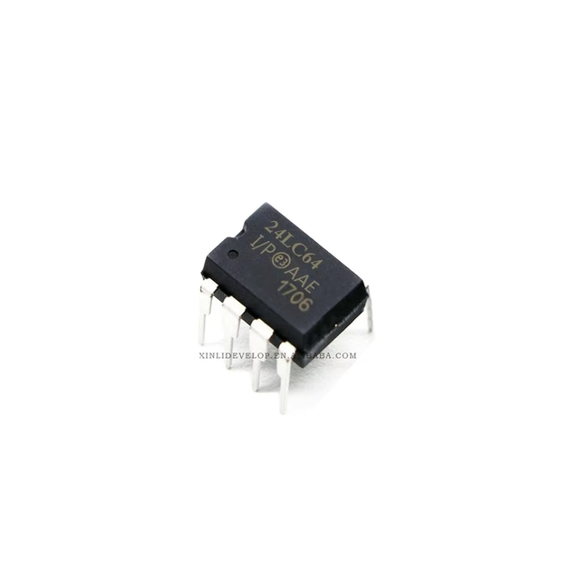 New Supply 24LC64-I/P DIP-8 Package Serial Memory Chip 24LC64-I/P