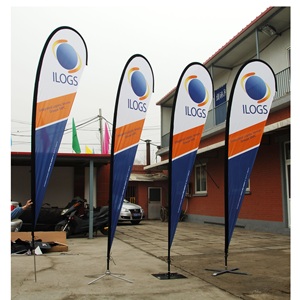 Feather Flag Custom Promotional Flags Banners Advertising Outdoor Flying Banner Drop Flags Beach