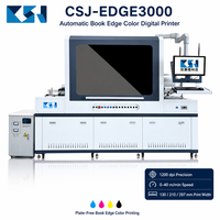 Imprimante numérique à jet d'encre entièrement automatique CSJ-EDGE3000 pour les bords des livres à couverture rigide, machine pour les bords pulvérisés des livres, fabricant