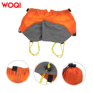 Guêtres de neige Woqi orange en néoprène imperméable et anti-sable 20x22cm pour trail running, randonnée, ski, chasse, escalade - Product Image 5