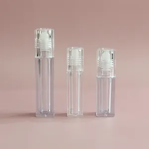 Lager Platz Transparente Roller Ball Lippen Balsam Lip Gloss Rohr Auge Creme Roller Container