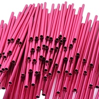 Pailles en aluminium de luxe, best-seller, écologiques, réutilisables, portables, en acier inoxydable