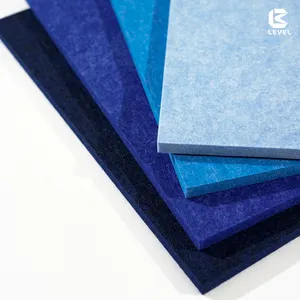 Boa Qualidade Fábrica Direta Fornecimento 100% PET Poliéster Acústico Teto Painel Para Studio Felt Board