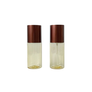 Roll-on en verre ambré 5 ml avec couvercle en bambou, recyclable, impression de logo personnalisée - Product Image 2