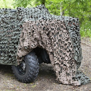 <span class=keywords><strong>Filet</strong></span> <span class=keywords><strong>de</strong></span> <span class=keywords><strong>camouflage</strong></span> <span class=keywords><strong>gris</strong></span> clair en polyester monocouche pour usage civil, avec ruban adhésif et anneaux métalliques en D, toutes saisons - Product Image 2