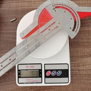 Règle multifonctionnelle pour le travail du bois, règle en bois, règle en métal, règle en pouces, outil de mesure <span class=keywords><strong>d</strong></span>'<span class=keywords><strong>angle</strong></span>, rapporteur <span class=keywords><strong>d</strong></span>'<span class=keywords><strong>angle</strong></span> - Product Image 2