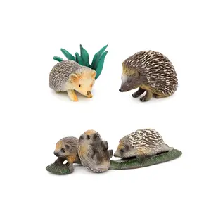Wholesale Solid PVC Simulation Statue Model Hedgehog Animal Figurines Toys