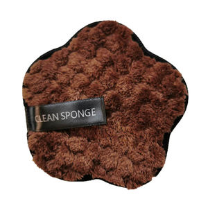 Éponge démaquillante réutilisable pour le visage, en forme de fleur, produit de nettoyage, 1 pièce, en stock - Product Image 2