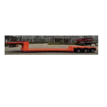 Diskon transportasi kargo spesial tugas berat 100 ton trailer pemuat tempat tidur rendah