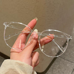 Monturas de gafas extragrandes para mujer Danyang 7216, montura completa, lentes de PC con protección contra la luz azul y anti UV para rostros redondos - Product Image 5