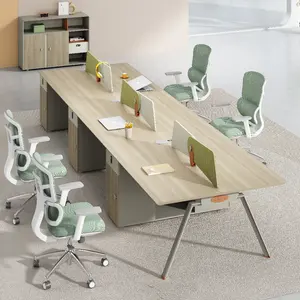 High Quality Modern Office Furniture Office Workstations For 2 4 6 Person Office Desks Staff Table