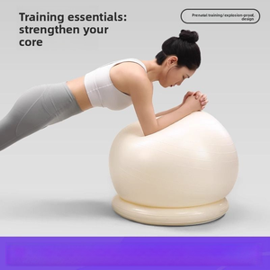 Pelotas <span class=keywords><strong>de</strong></span> <span class=keywords><strong>Yoga</strong></span> <span class=keywords><strong>de</strong></span> PVC Antideslizantes <span class=keywords><strong>de</strong></span> Color Beige y Negro Personalizadas <span class=keywords><strong>de</strong></span> 55 cm, 65 cm y 75 cm <span class=keywords><strong>para</strong></span> Mujeres <span class=keywords><strong>Embarazadas</strong></span>, Balle <span class=keywords><strong>De</strong></span> <span class=keywords><strong>Yoga</strong></span> - Product Image 3