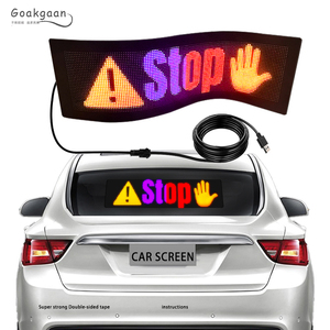 Siêu sáng linh hoạt <span class=keywords><strong>LED</strong></span> màn hình hiển thị uốn cong mỏng ma trận Bảng điều chỉnh <span class=keywords><strong>LED</strong></span> quảng cáo xe dải <span class=keywords><strong>Led</strong></span> di chuyển tin nhắn đăng RGB App 5V - Product Image 5