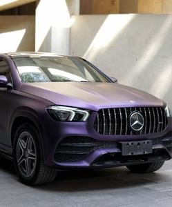 Film de protection de carrosserie pour voiture en PET noir mat effet violet, installation <span class=keywords><strong>à</strong></span> sec sans bulles, protection UV, anti-rayures, en promotion - Product Image 2