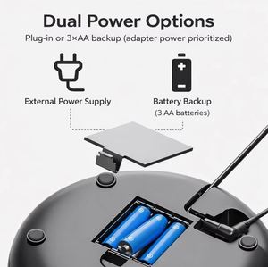 Distributeur automatique intelligent 4L pour animaux de compagnie avec caméra, application Tuya, alimentation par charge, conception robuste en plastique, contrôle automatique des portions pour chats et chiens - Product Image 2