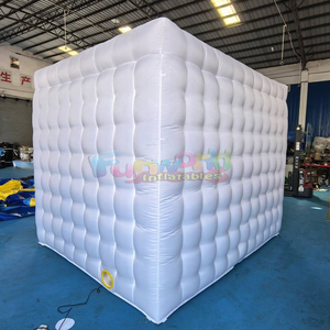 Portable inflatable photo booth enclosure with LED <b>lighting</b> for wedding parties and events - Product Image 3