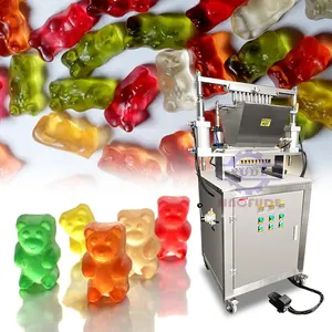 Machine à bonbons gommeux semi-automatique ours gommeux végétalien semi-automatique prix de la machine