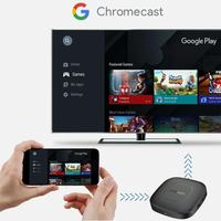 Mortal T1 Android 14 Quad-Core Allwinner H313 802.11n 2,4G/5GHz BT5.0 AV1 4K Smart TV Box