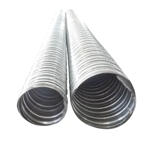 Prestressed Galvanized Corrugated Ducts Metal Duct for Slab Post Tension 2*700 Custom Design for Grade 270 PC Strand