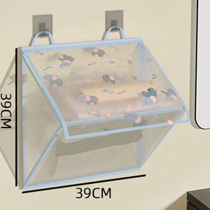 Sac de rangement pliable et étanche pour salle de bain, nouvelle boîte de rangement murale suspendue pour articles de toilette, panier à linge et à monnaie - Product Image 6