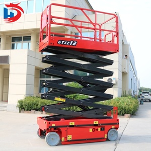 10 मीटर ऑफ-रोड डीजल कैंची लिफ्ट हवाई कार्य मंच निर्माण किराया व्यवसाय मिनी 4 मीटर हल्के कॉम्पैक्ट इनडोर - Product Image 2