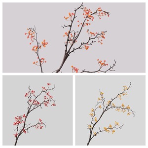Fiori Artificiali <span class=keywords><strong>di</strong></span> <span class=keywords><strong>Pepe</strong></span> del Sichuan della Fabbrica Wunian Mountain Residence, Fiori Finti all'Ingrosso per Matrimoni, Festività e Fotografia - Product Image 3