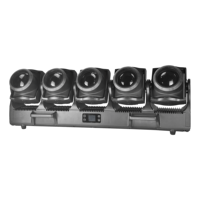 Projecteur extérieur LIRO étanche 5X120W IP66 Tornado TB5 RGBL 4-en-1 LED Moving Head pour KTV, projection, concert