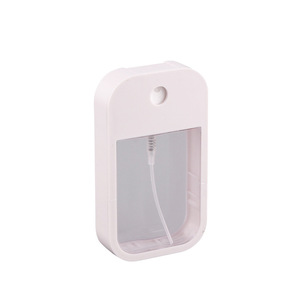20ml 30ml 40ml card alcohol spray bottle perfume disinfectant square plastic breath freshener spray bottle
