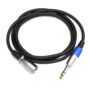 EXC XLR Male to TRS Stereo Jack Audio Cable Microphone 6.35mm Cable
