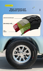 Camión Volquete Eléctrico de 4 Ruedas, Micro Mini EV, Vehículo de Carga, Autonomía de 101-200 km - Product Image 3