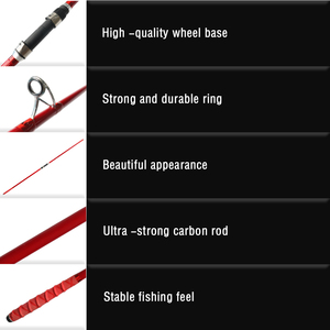 Wondersee OEM/ODM usine haute teneur en carbone <span class=keywords><strong>daiwa</strong></span> leurre d'eau salée surf et moulinet de coulée <span class=keywords><strong>canne</strong></span> de surf de pêche - Product Image 5