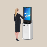 Layanan Mandiri Hotel dengan Dispenser kartu kunci kamar dan pemindai paspor menampilkan fungsi SDK untuk kios Hotel