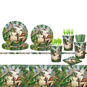 Nouveau Dinosaur Jurassic-World <span class=keywords><strong>Theme</strong></span> Birthday Party Set T-Rex Design Vaisselle Jetable - Product Image 4