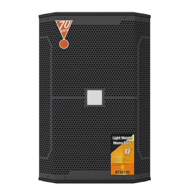 Professional KES8120 12-Inch Commercial Speaker 2-Channel High Power PA System for Outdoor Use