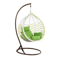 Chaise suspendue d'extérieur moderne cage à oiseaux tabouret de salon en rotin tabouret de canapé rotatif chaise d'intérieur
