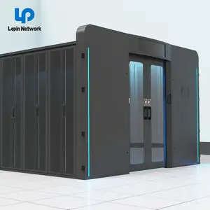 Ningbo Lepin Factory Hot Sell 42u Server Rack 47u 48u Perforated Door With Hexl Hole Network Cabinet For Smart Data Center