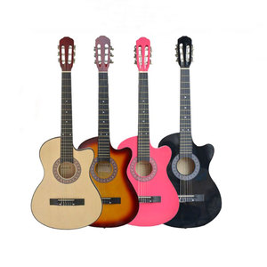 Nhà Máy Giá 38 Inch Guitar Cutway Hình Dạng Guitar Điện Với EQ - Product Image 2