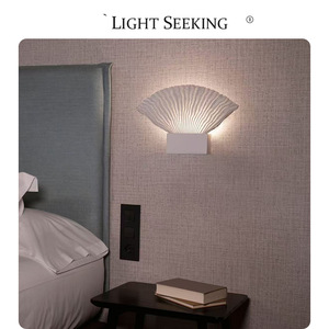 <b>Light</b> Seeking Shell <b>Wall</b> Lamp Led E26 <b>Switch</b> Control Bedroom Entryway <b>Light</b> - Product Image 5